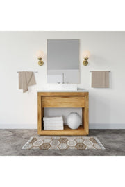 Tropikhome Kaymaz Tabanlı Dijital Baskılı 50x80cm Püsküllü Banyo Paspası — 2345
