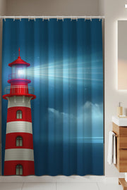 Tropikhome 180 x 200 Çok Renkli Desenli Banyo Perdesi — Çok Renkli