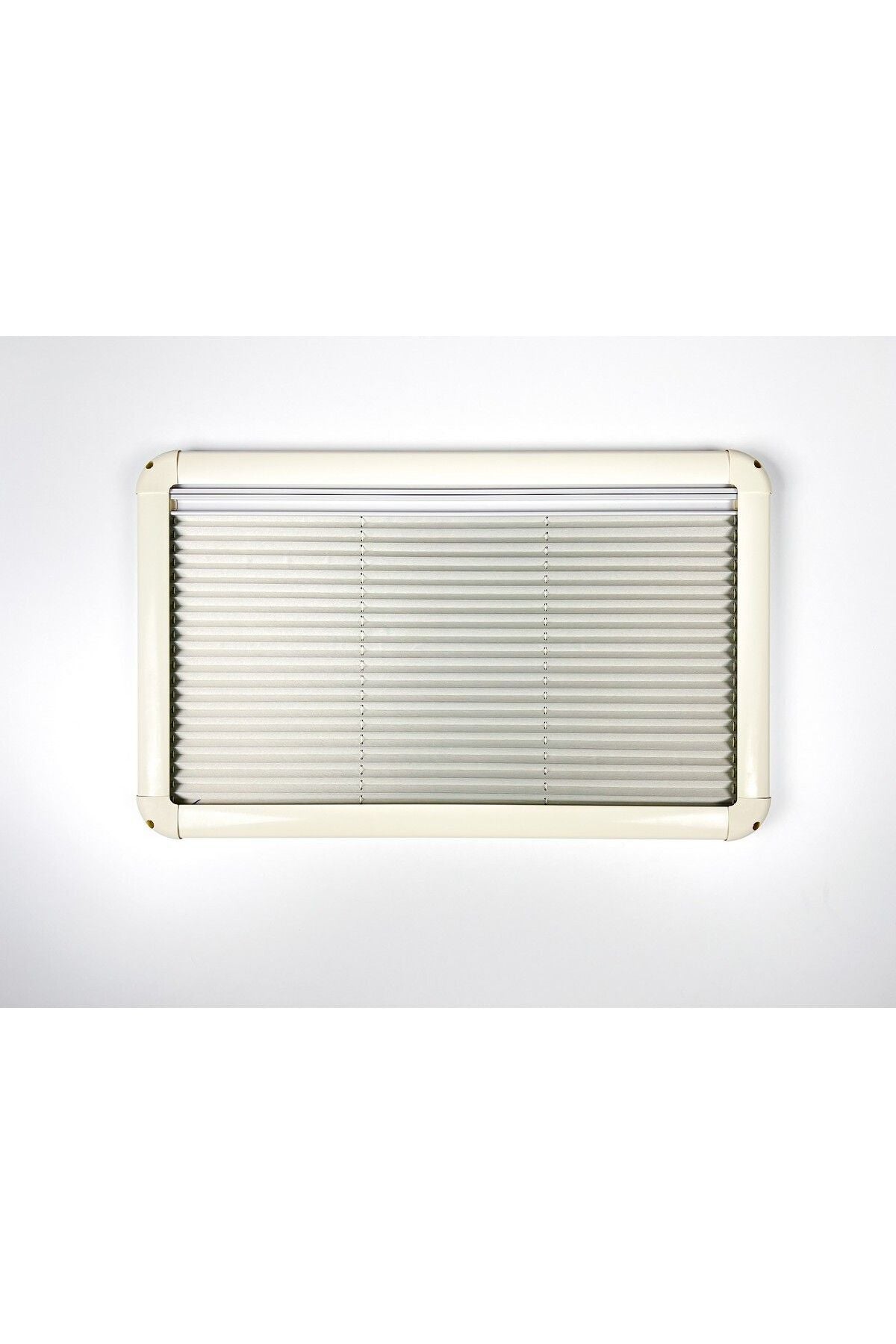 Tropikhome 42,5 X 42,5 Siyah 2'si Bir Arada Plise Blackout ve Sinekliklik Karavan Perdesi — 42,5 X 42,5