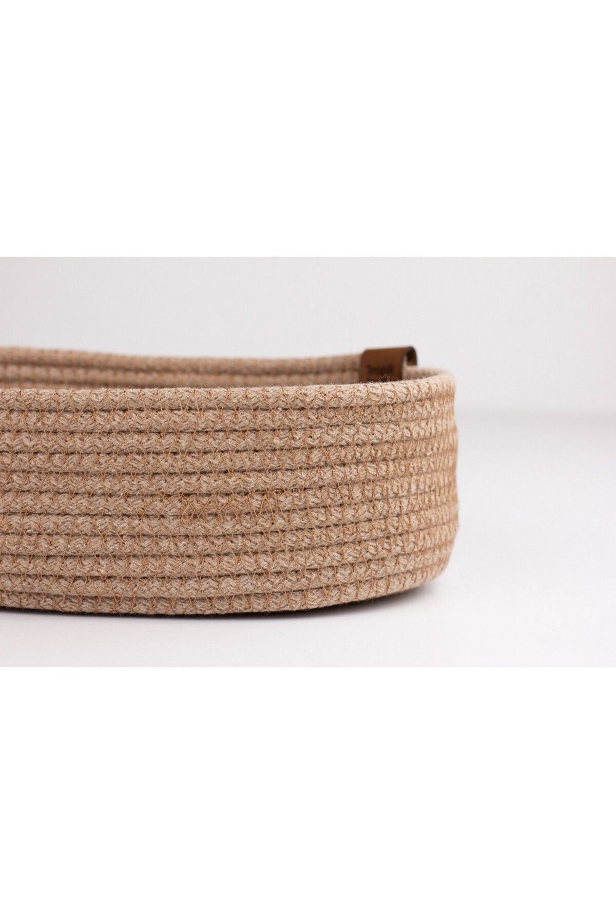 Tropikhome 25 x 15 cm Bej Çok Amaçlı Düzenleyici Hasır Sepet — 25 x 15