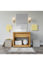 Tropikhome Kaymaz Tabanlı Dijital Baskılı 50x80cm Püsküllü Banyo Paspası — 8441