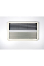 Tropikhome 60 X 30 Gri 2'si Bir Arada Plise Blackout ve Sinekliklik Karavan Perdesi — 60 X 30