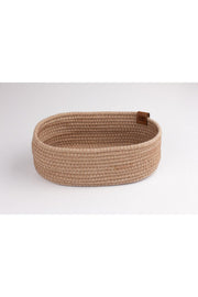 Tropikhome 25 x 15 cm Bej Çok Amaçlı Düzenleyici Hasır Sepet — 25 x 15