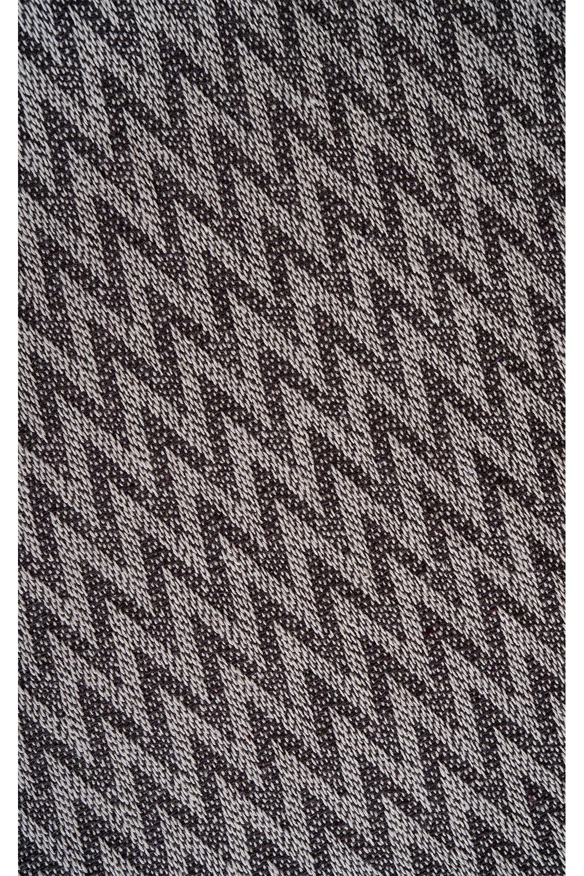 %100 Pamuk Zikzak Desenli 170 x 210 cm Antrasit Koltuk Kanepe Örtüsü — 170 x 210