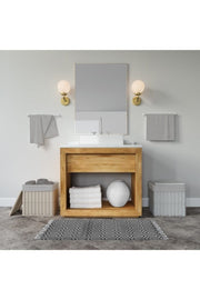 Tropikhome Kaymaz Tabanlı Dijital Baskılı 50x80cm Püsküllü Banyo Paspası — 1076