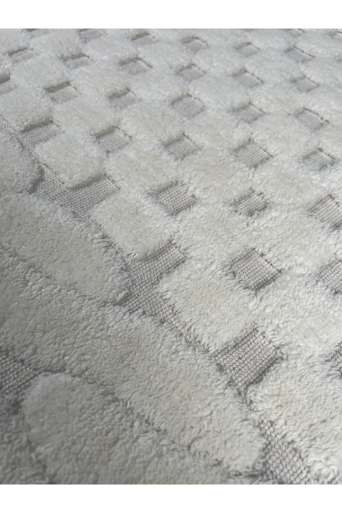 Tropikhome 60x100 ve 50x60cm 2 Parçalı Pamuk Bej Banyo Paspası — Netha