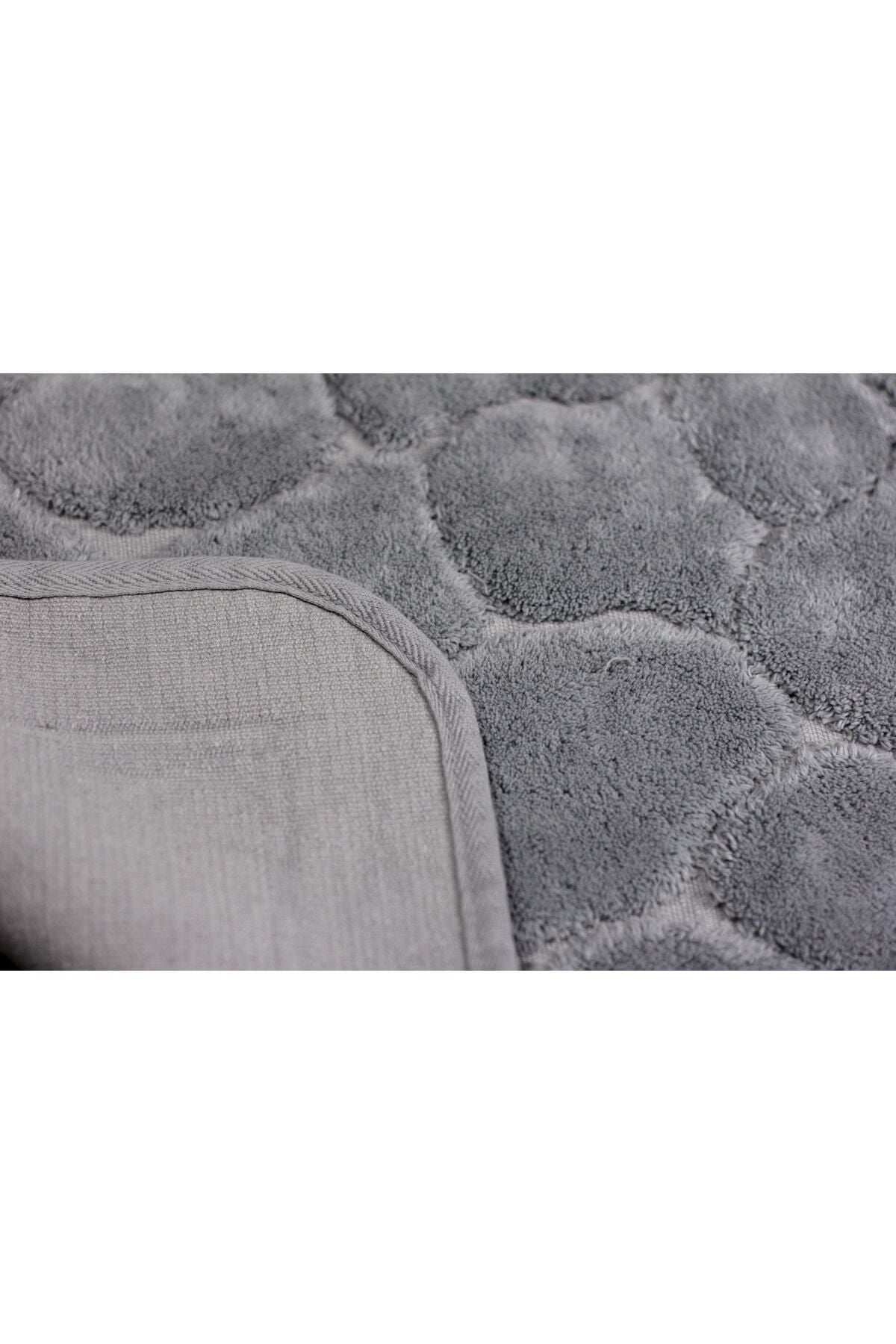 Tropikhome 60x100 ve 50x60cm 2 Parçalı Pamuk Krem Banyo Paspası — Mera