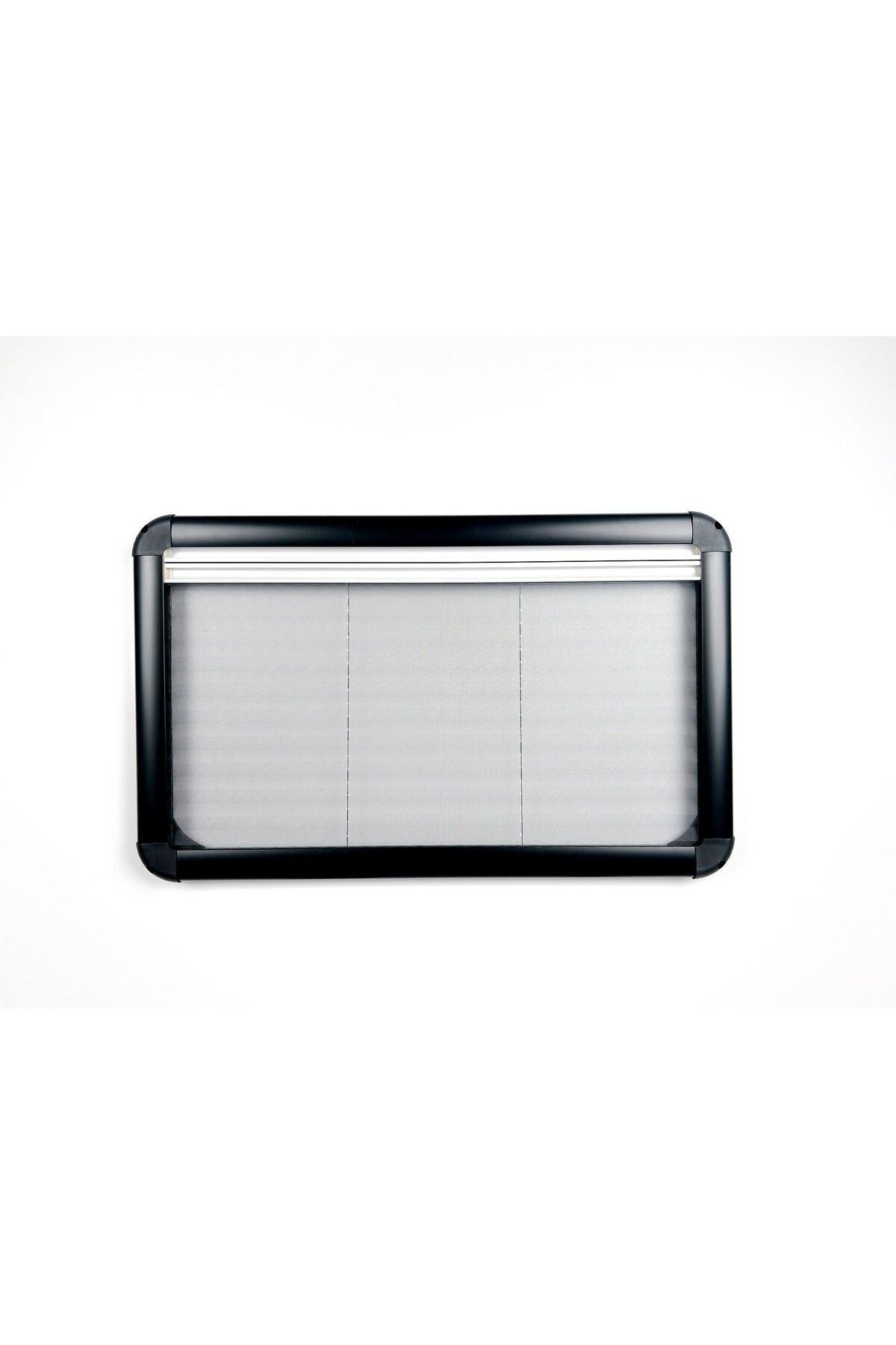 Tropikhome 70 X 50 Siyah 2'si Bir Arada Plise Blackout ve Sinekliklik Karavan Perdesi — 70 X 50