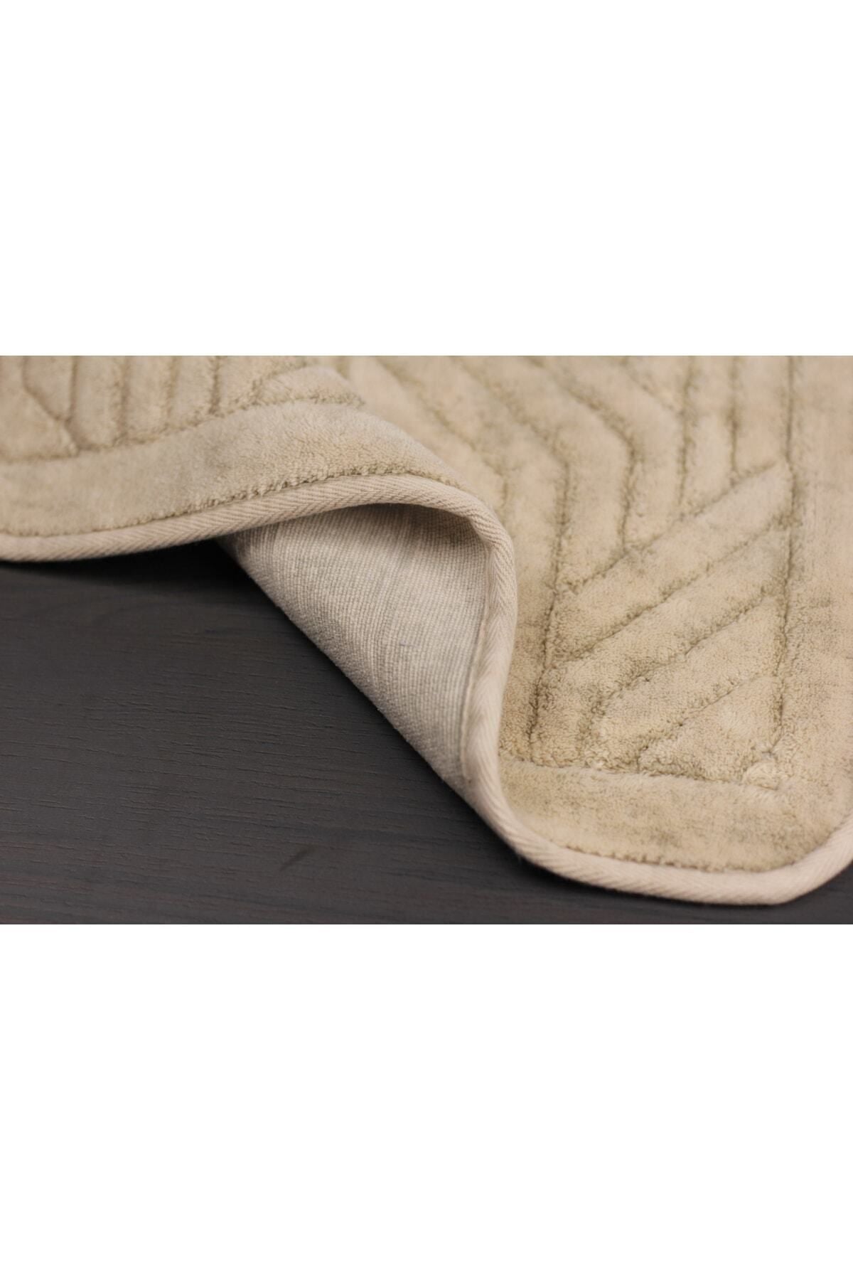 Tropikhome 60x100 ve 50x60cm 2 Parçalı Pamuk Gri Banyo Paspası — Tina