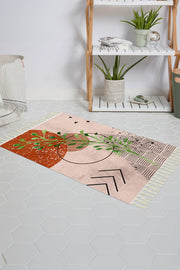 Tropikhome Kaymaz Tabanlı Dijital Baskılı 50x80cm Püsküllü Banyo Paspası — Bohemian