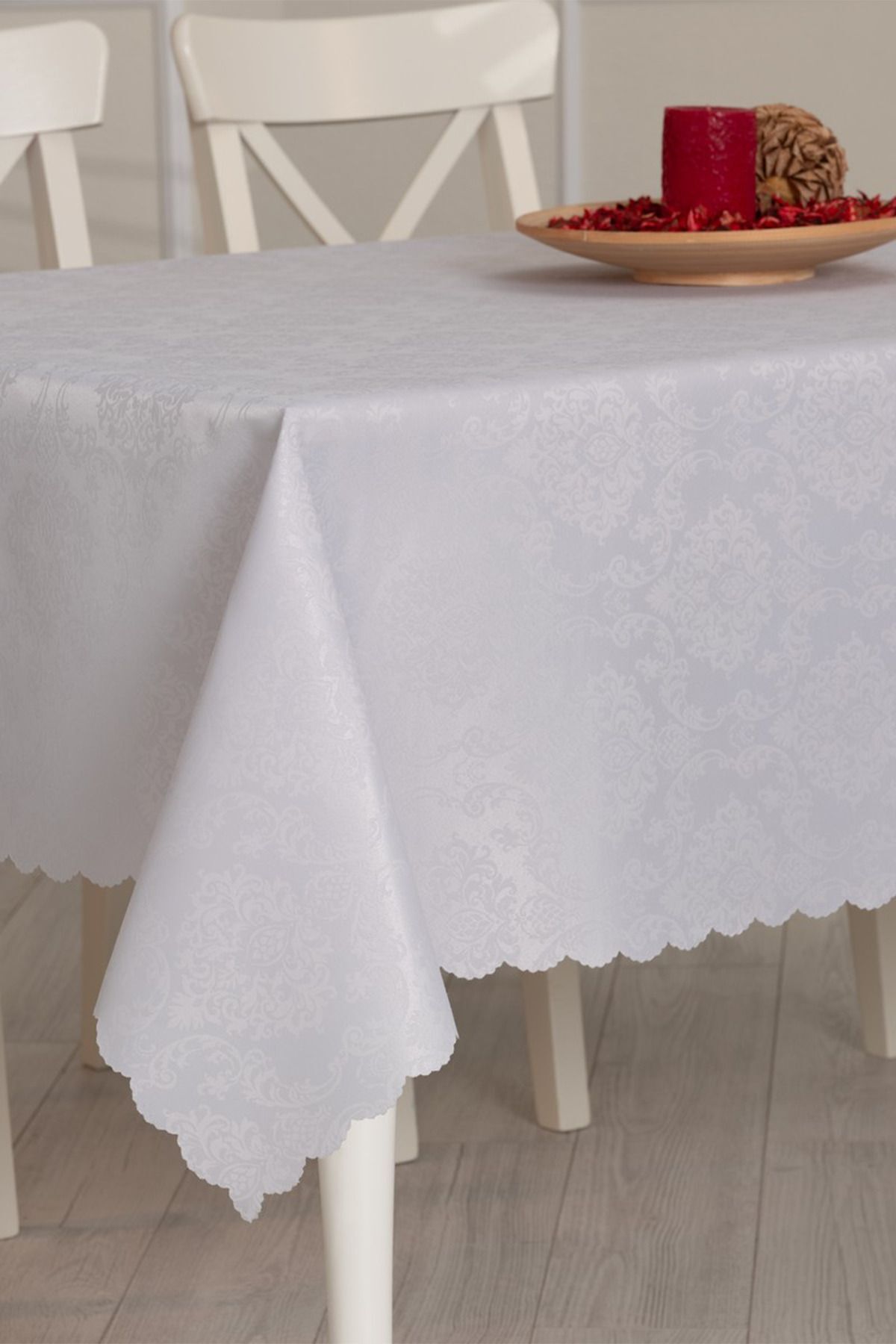 Tropikhome 120 x 160 Gri Dertsiz Leke Tutmaz Günlük Masa Örtüsü — Gri