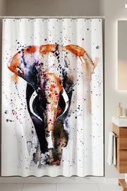 Tropikhome 180 x 200 Çok Renkli Desenli Banyo Perdesi — Çok Renkli