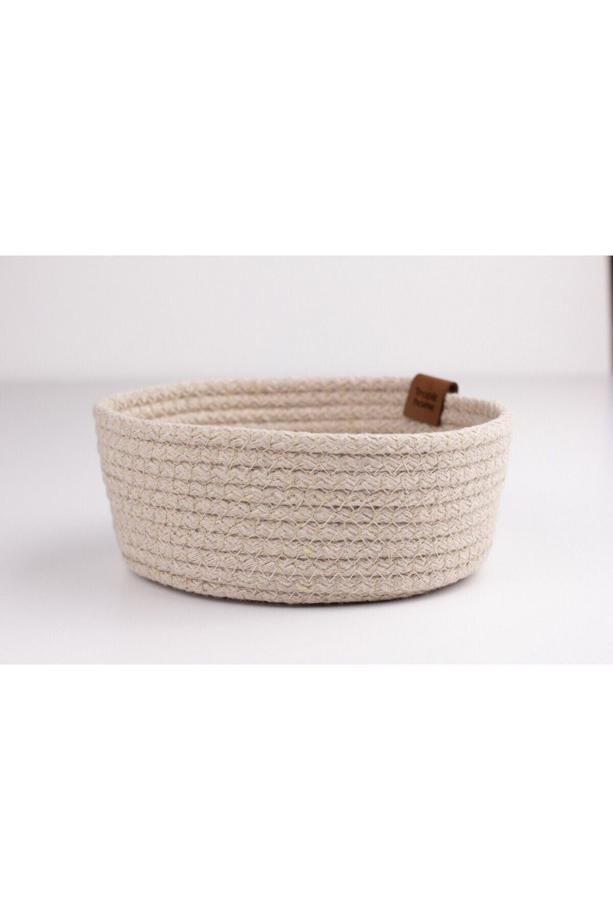Tropikhome 19 x 10 cm Gri Çok Amaçlı Düzenleyici Hasır Sepet — 19 x 10