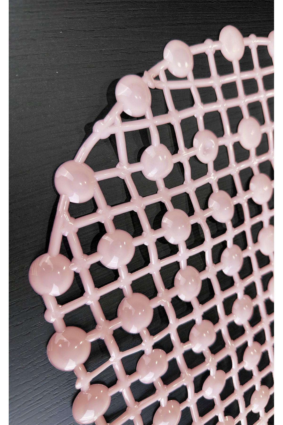 Tropikhome 35 x 65 Vakumlu Kaymaz Silikon Pembe Paspas — Pembe
