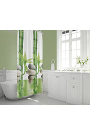 Tropikhome 180 x 200 Çok Renkli Desenli Banyo Perdesi — Çok Renkli